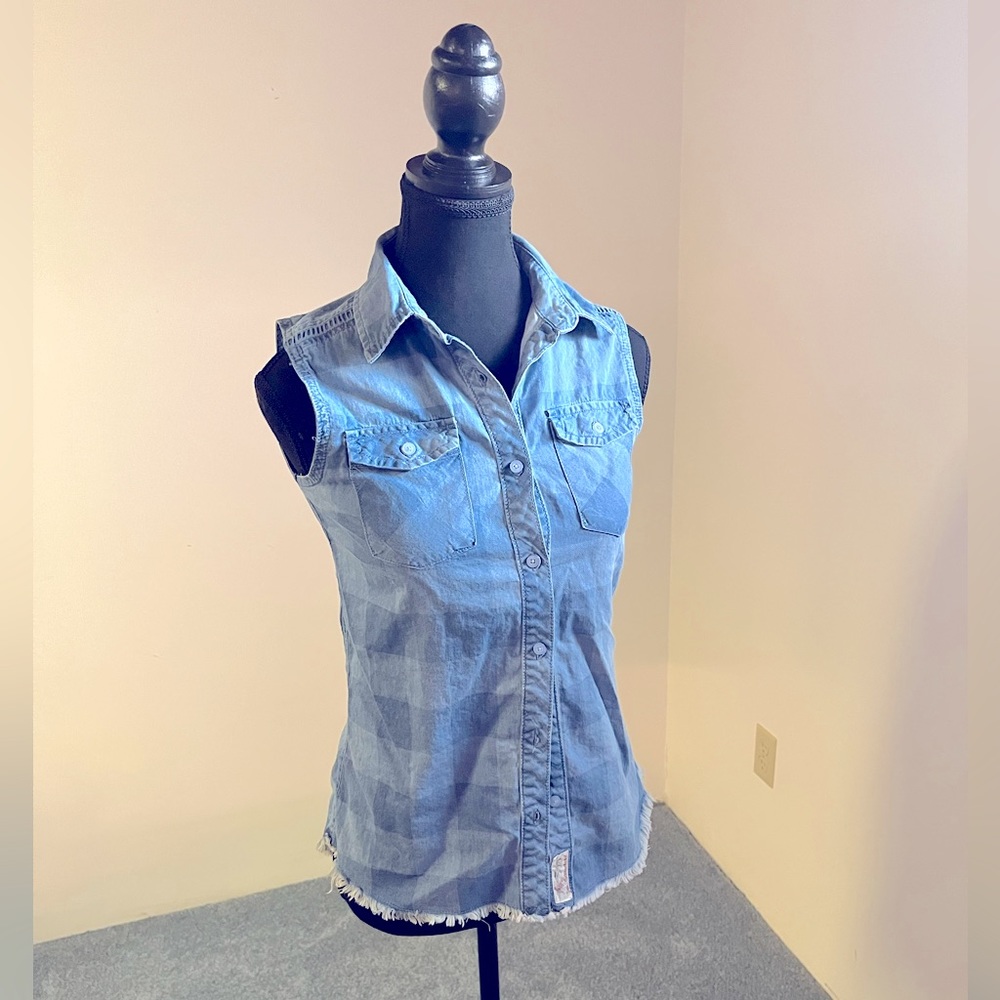 Silver Jeans Vest Top